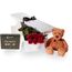 Valentine's Day Flat Boxed Roses Half Dozen Red Package 2 Flowers