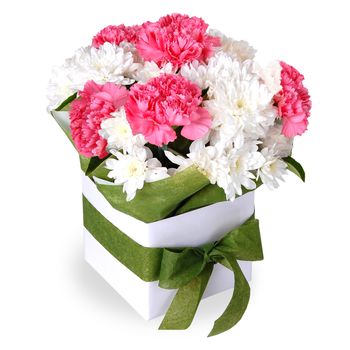 Cute Box Pink Flowers