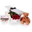Valentine's Day Flat Boxed Roses Half Dozen Red Package 2 Flowers